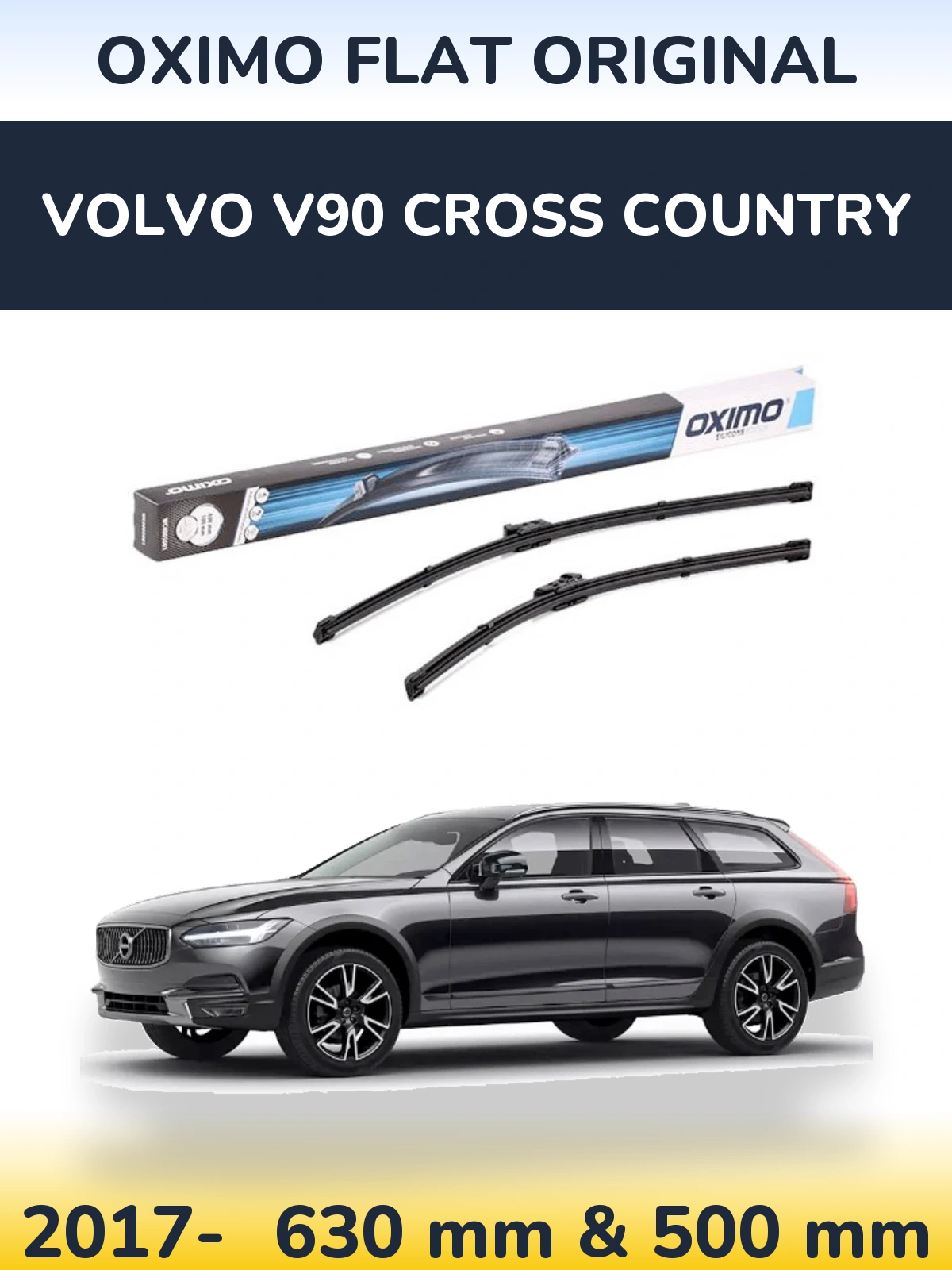 Ștergătoare Oximo Flat Original pentru Volvo V90 Cross Country