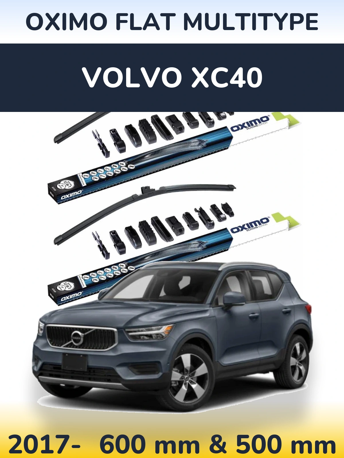 Ștergătoare Oximo Flat MultiTipe pentru Volvo XC40