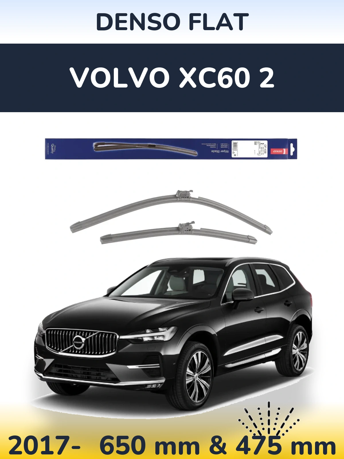 Ștergătoare Denso Flat pentru Volvo XC60 2