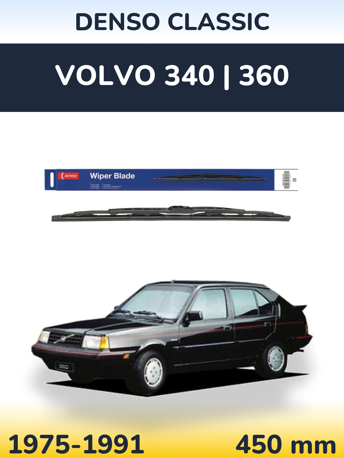 Ștergătoare Denso Classic pentru Volvo 340 | 360