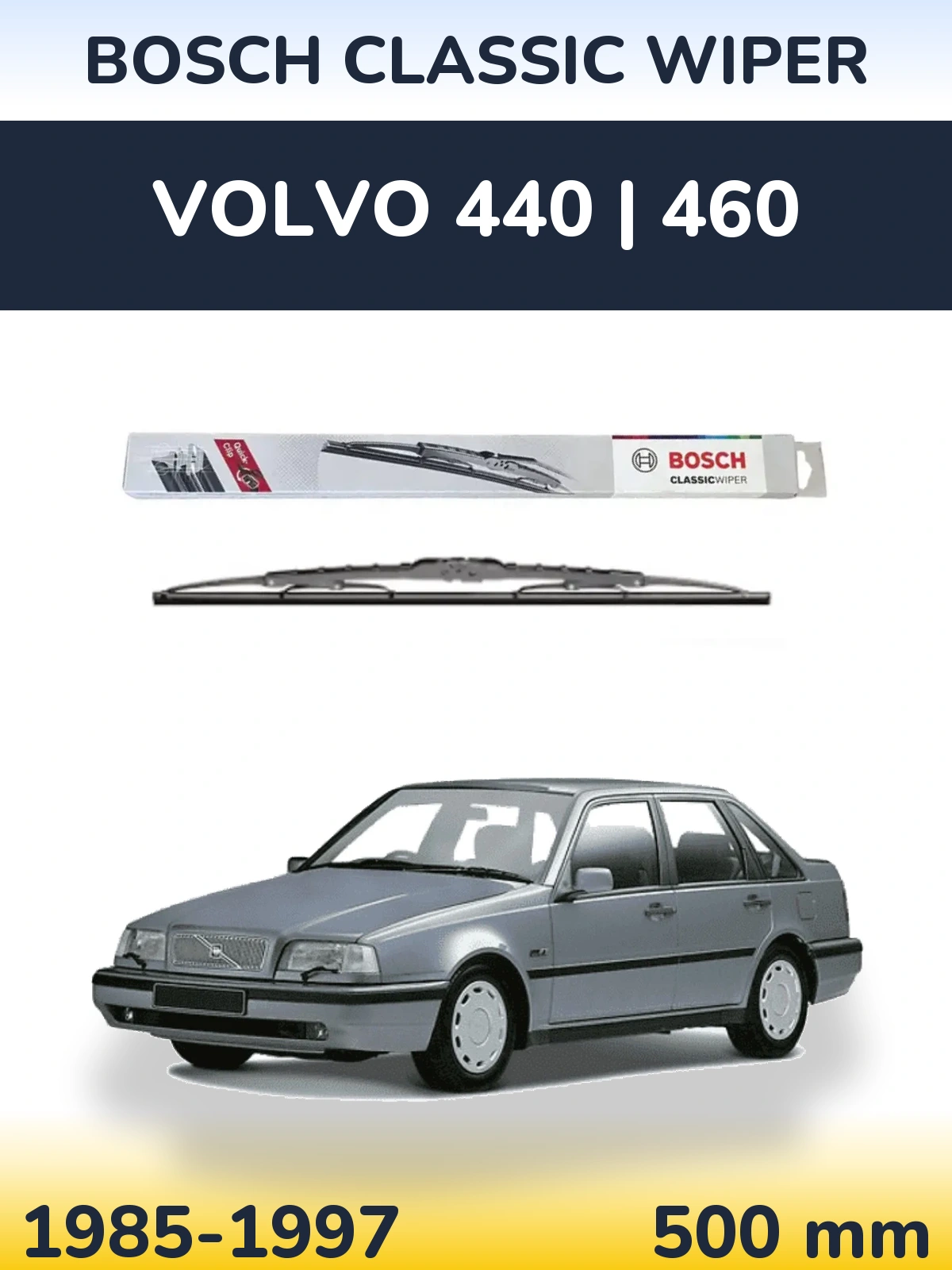 Ștergătoare BOSCH Classic Wiper pentru Volvo 440 | 460