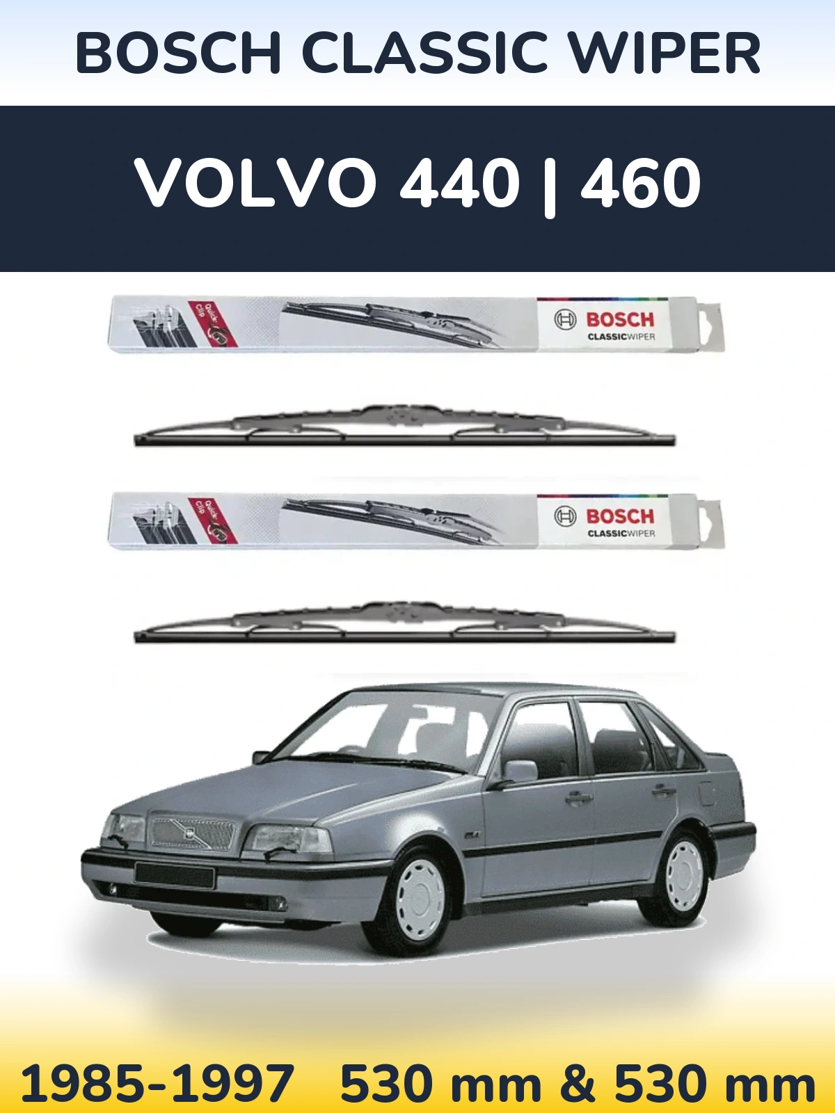 Ștergătoare BOSCH Classic Wiper pentru Volvo 440 | 460