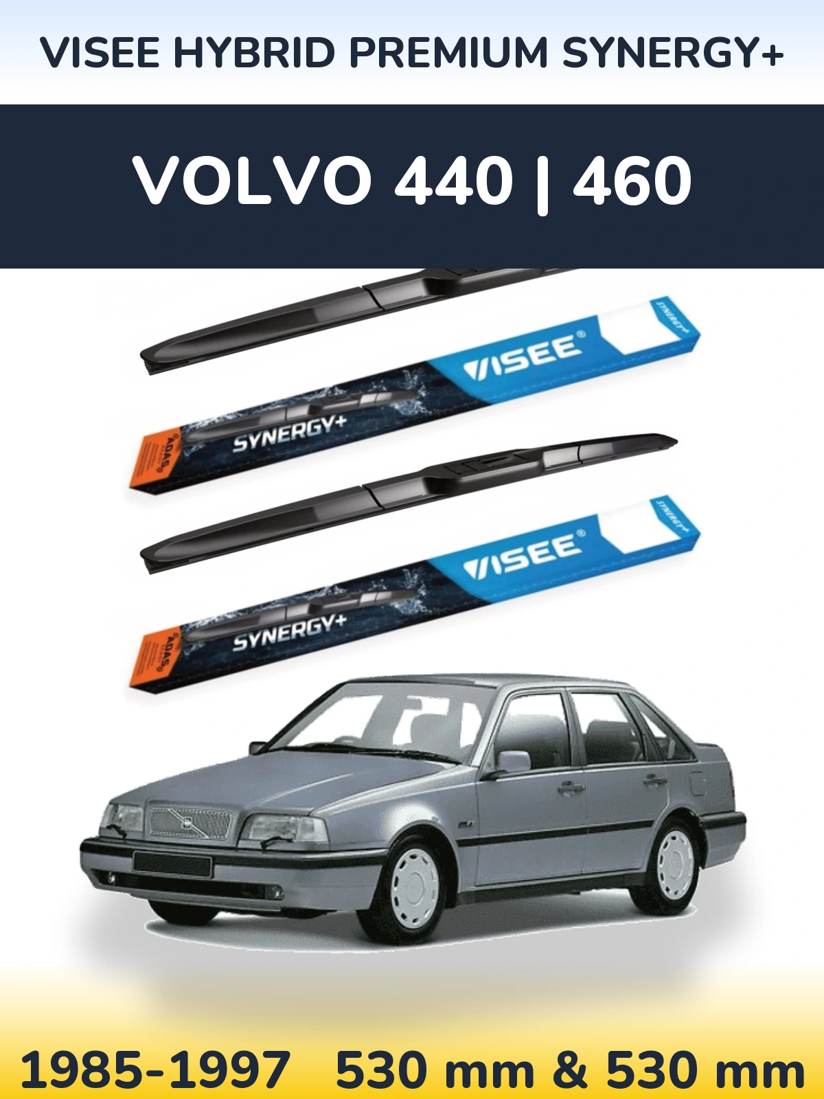 Ștergătoare VISEE HYBRID PREMIUM SYNERGY+ pentru Volvo 440 | 460