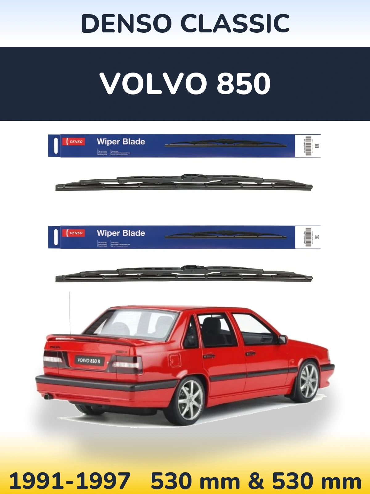 Ștergătoare Denso Classic pentru Volvo 850