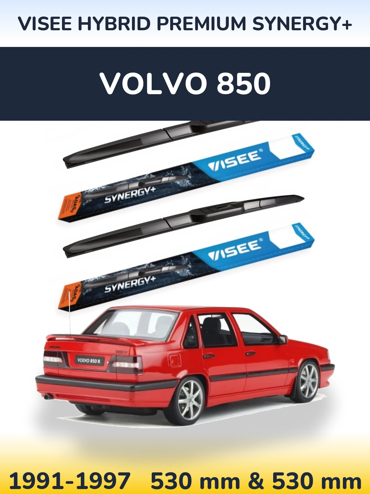 Ștergătoare VISEE HYBRID PREMIUM SYNERGY+ pentru Volvo 850