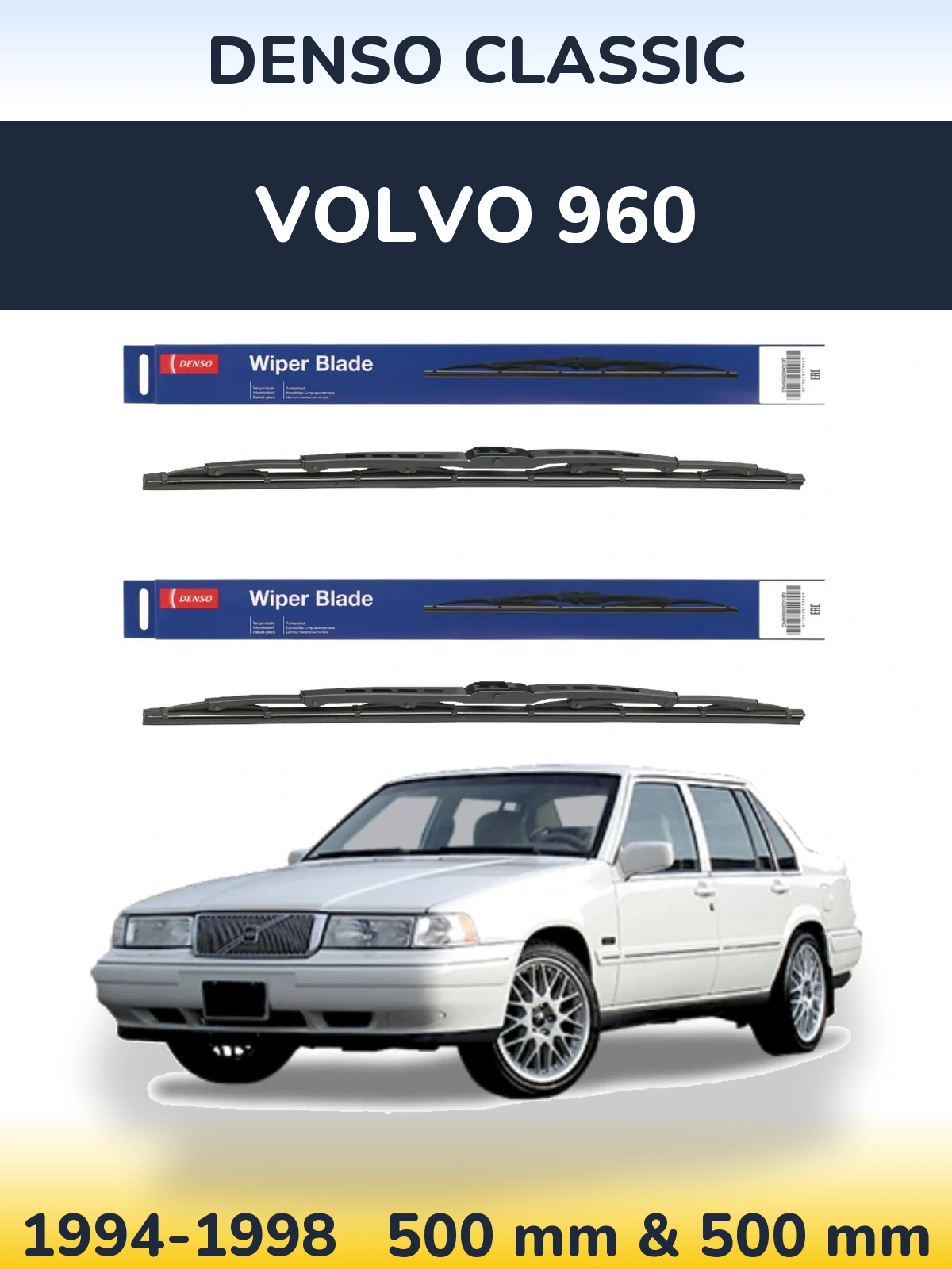 Ștergătoare Denso Classic pentru Volvo 960