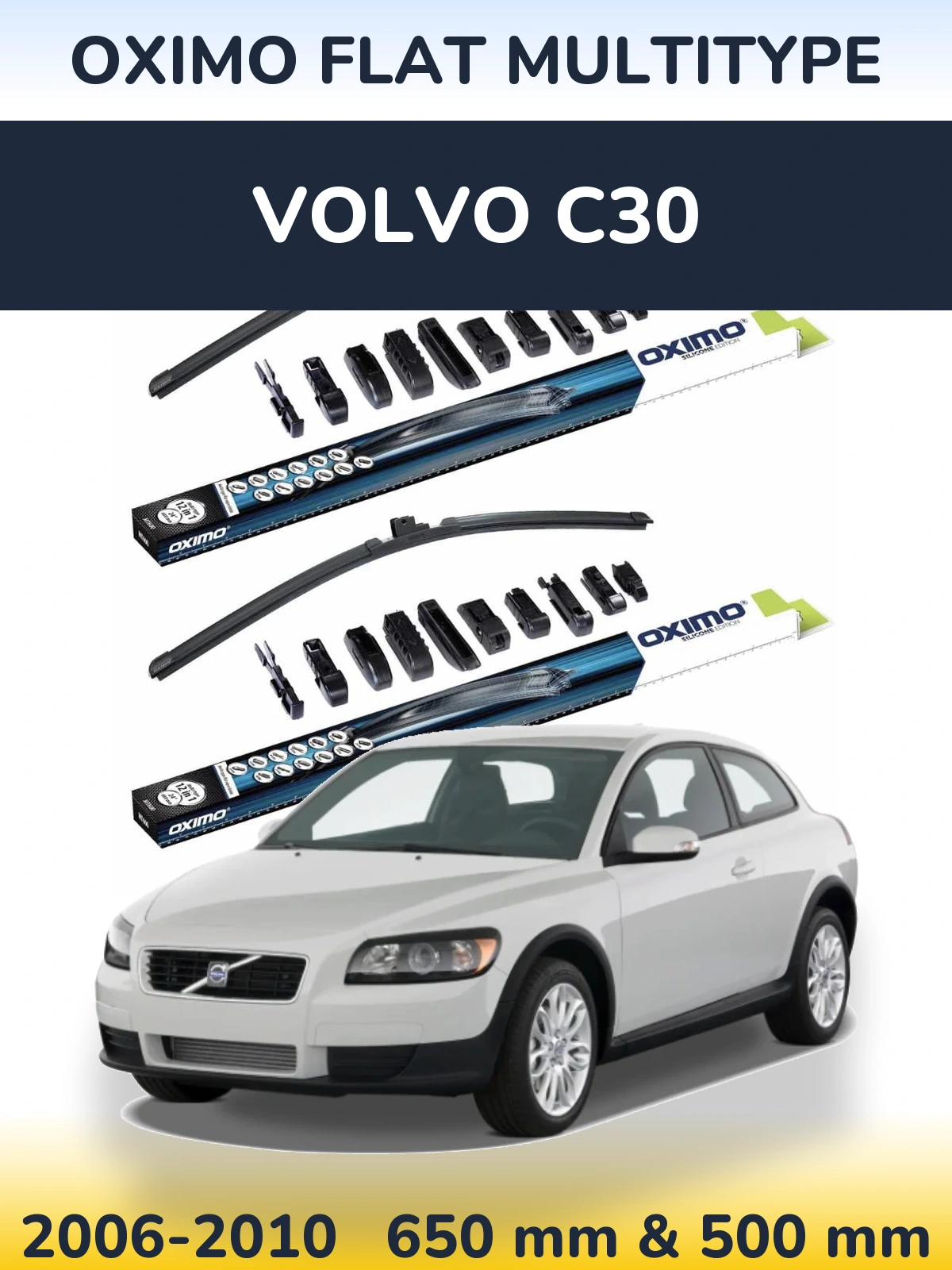 Ștergătoare Oximo Flat MultiTipe pentru Volvo C30
