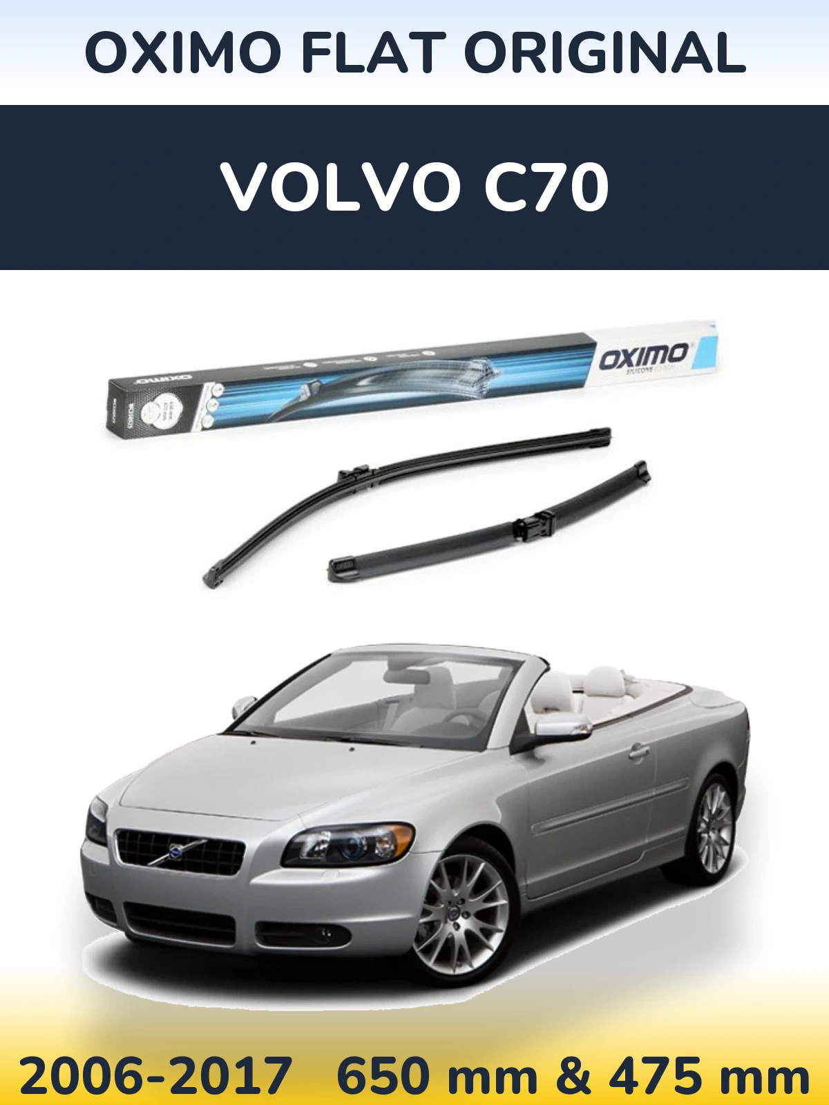Ștergătoare Oximo Flat Original pentru Volvo C70