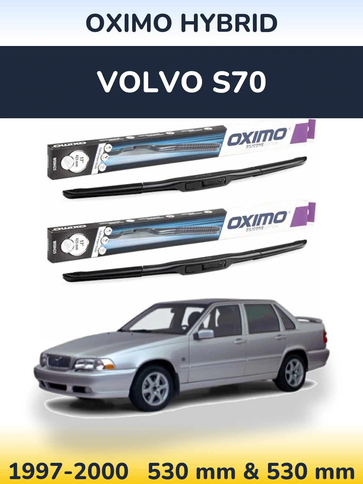 Ștergătoare Oximo Hybrid pentru Volvo S70