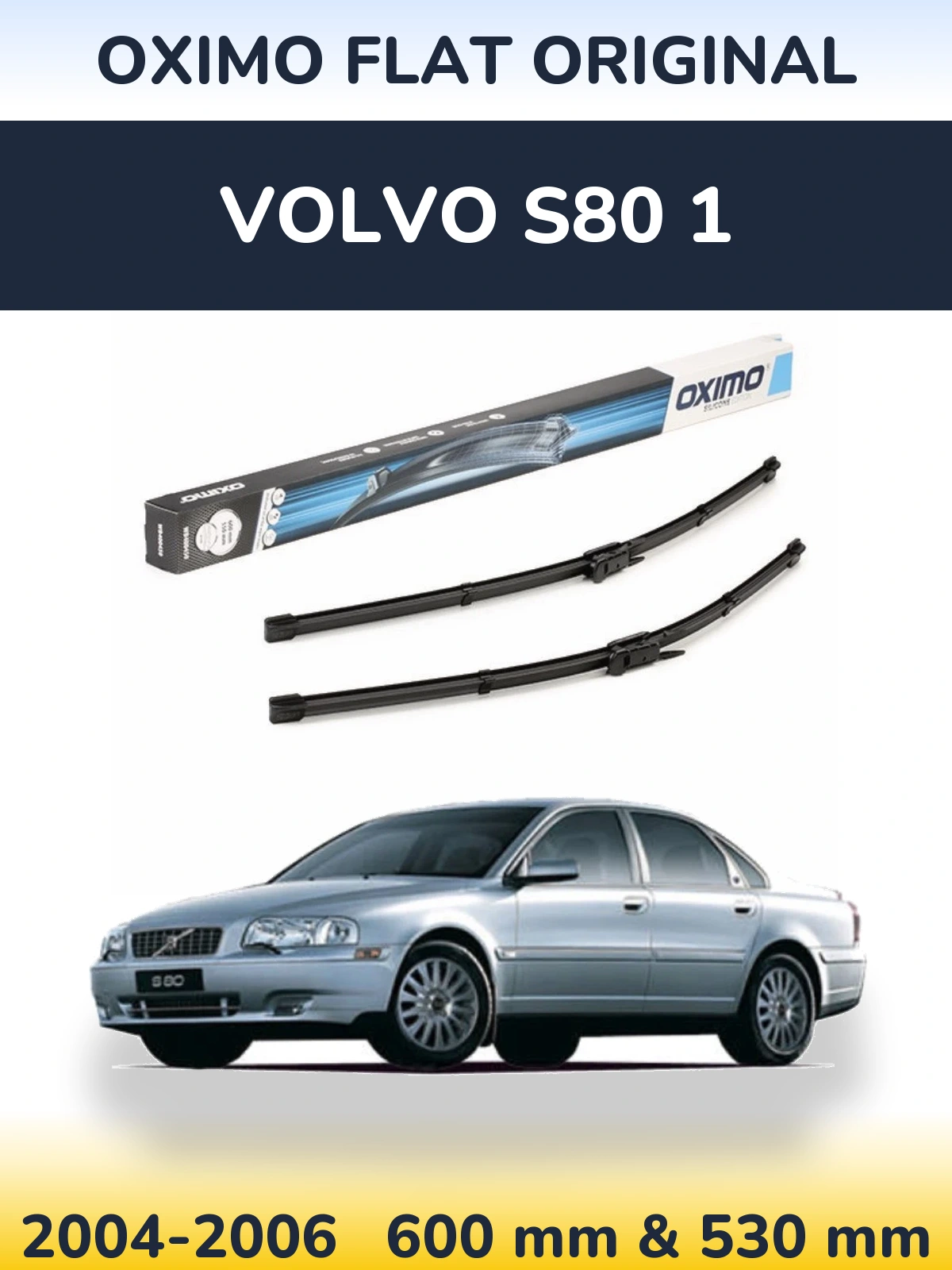 Ștergătoare Oximo Flat Original pentru Volvo S80 1