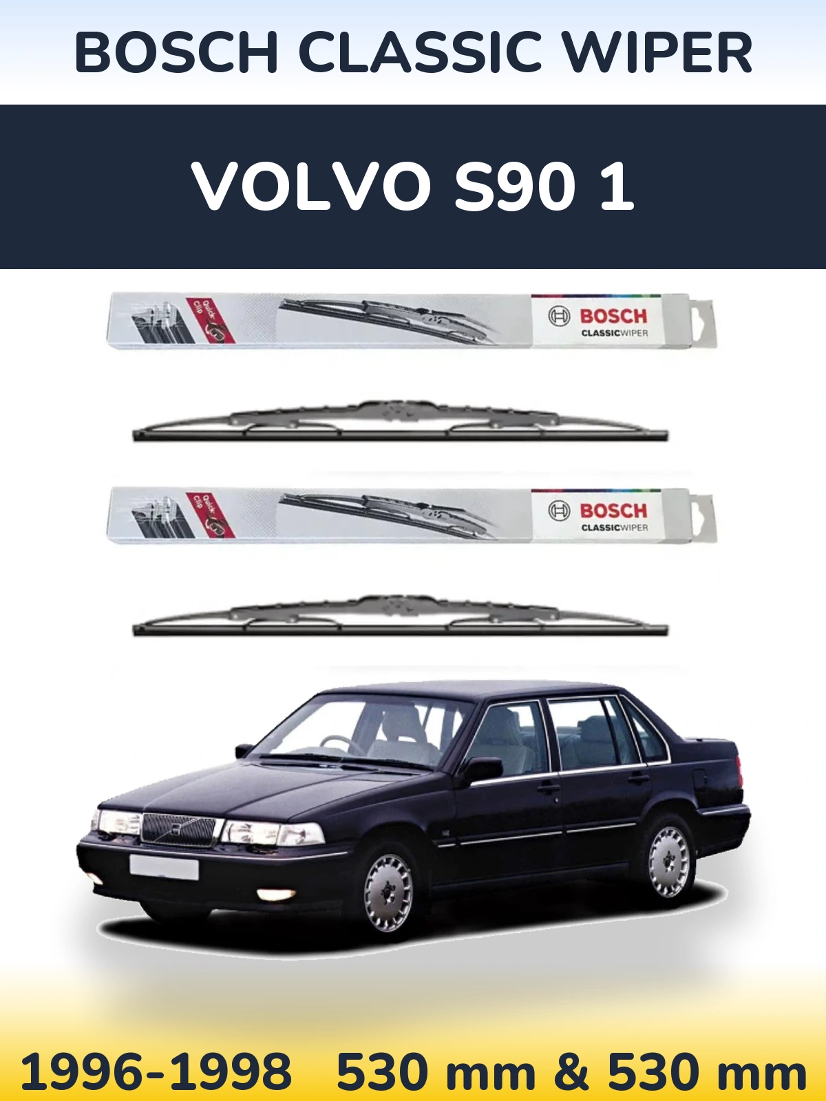 Ștergătoare BOSCH Classic Wiper pentru Volvo S90 1