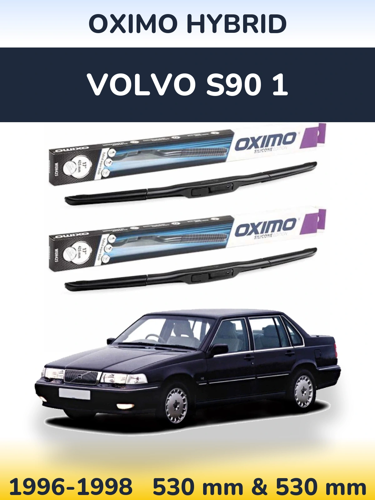 Ștergătoare Oximo Hybrid pentru Volvo S90 1