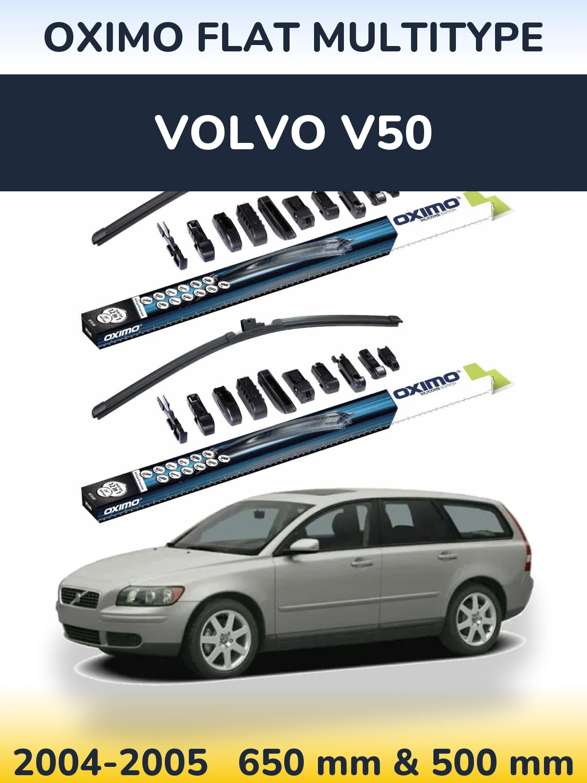 Ștergătoare Oximo Flat MultiTipe pentru Volvo V50