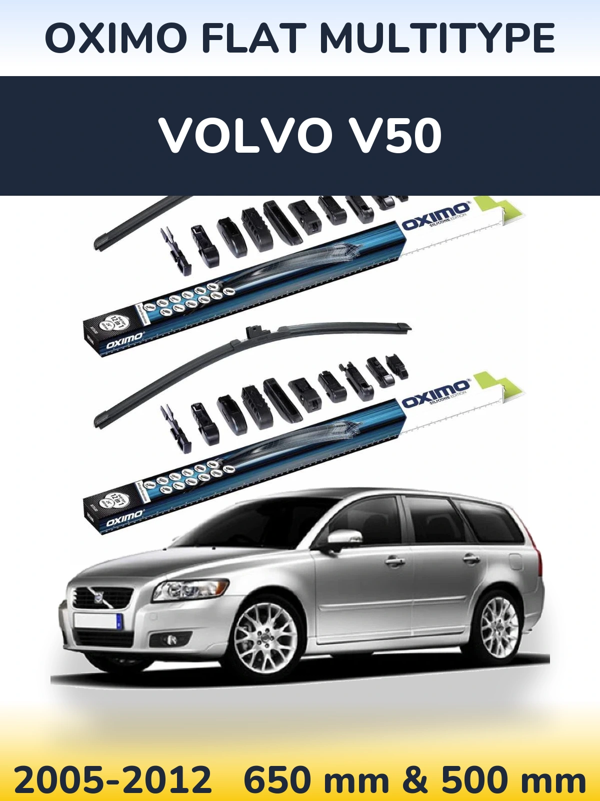 Ștergătoare Oximo Flat MultiTipe pentru Volvo V50