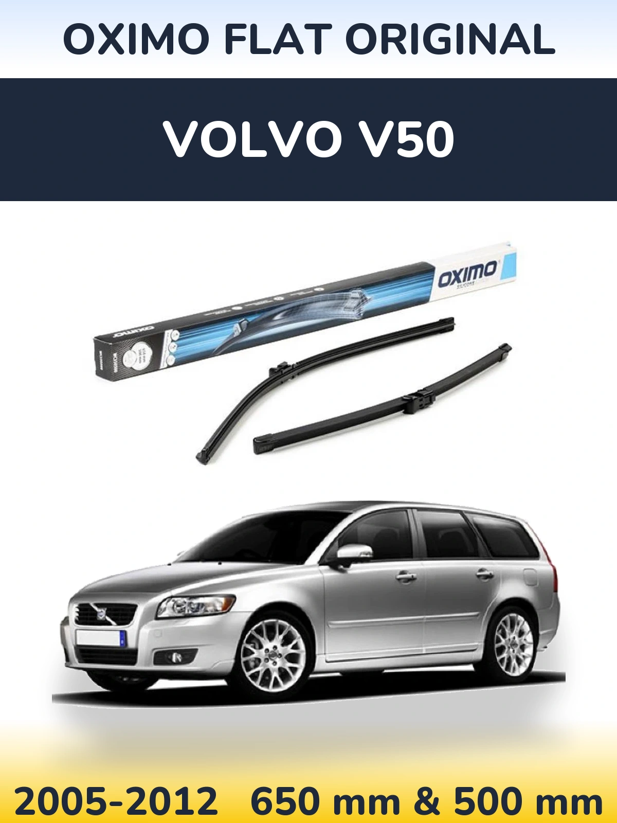 Ștergătoare Oximo Flat Original pentru Volvo V50