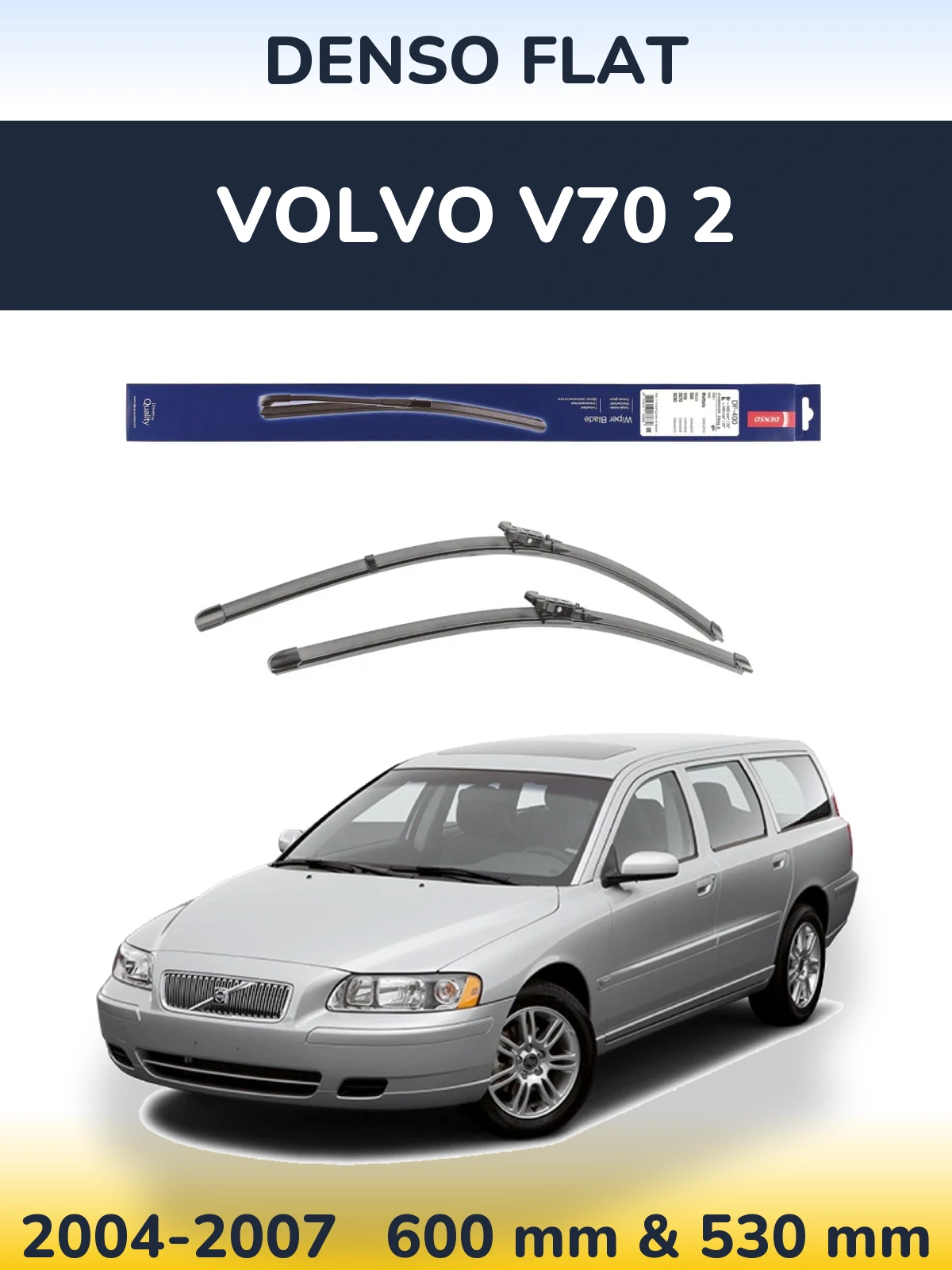 Ștergătoare Denso Flat pentru Volvo V70 2