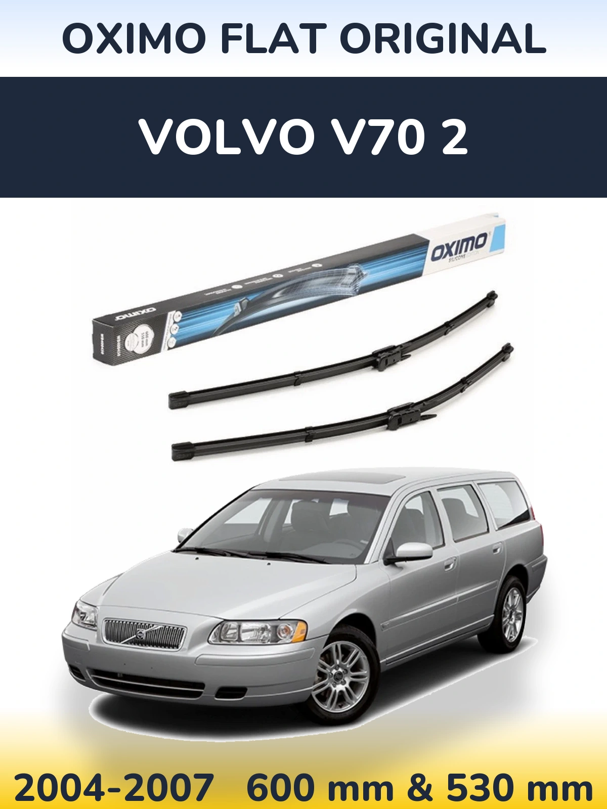 Ștergătoare Oximo Flat Original pentru Volvo V70 2