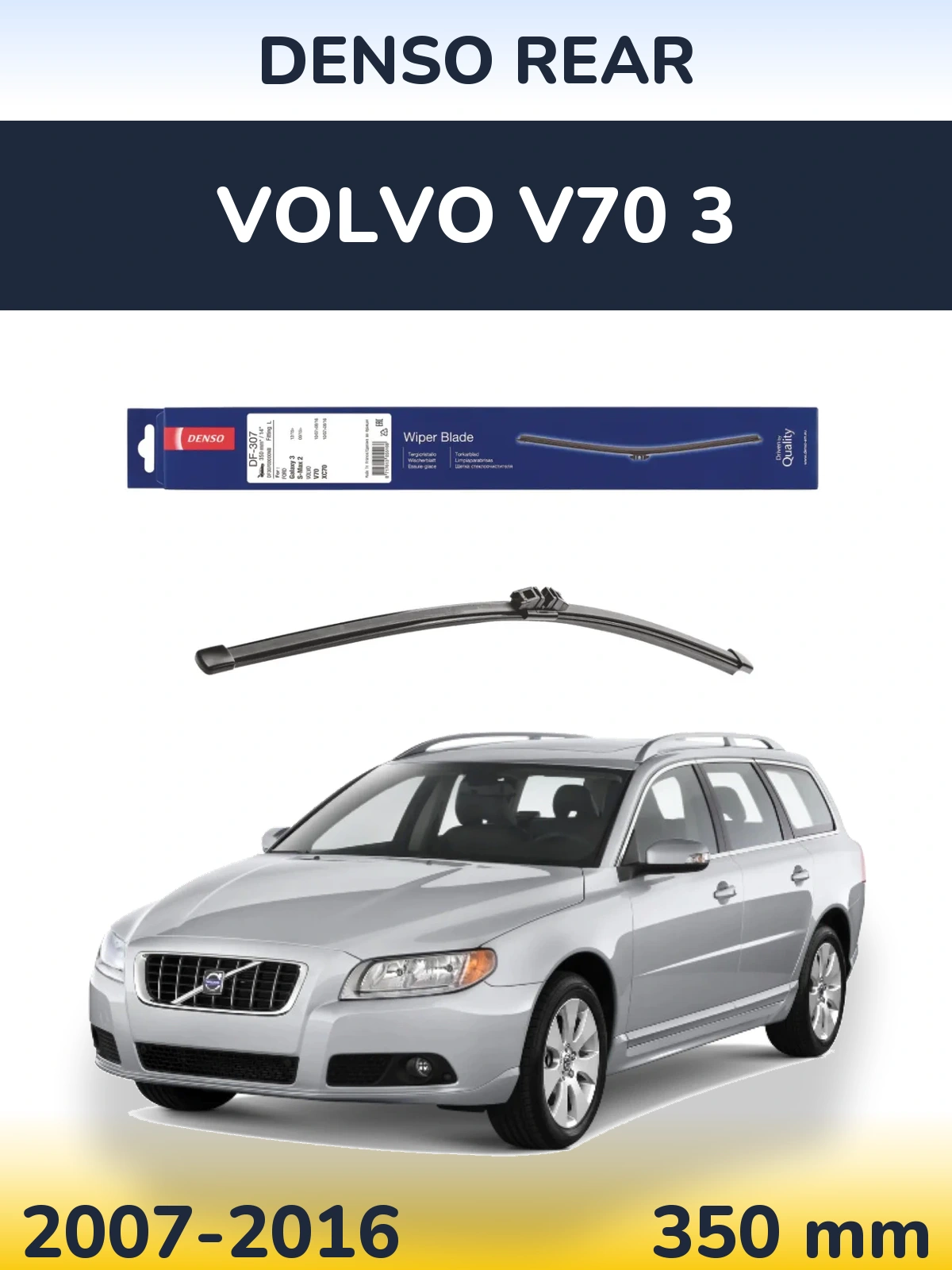 Ștergătoare Denso Rear pentru Volvo V70 3