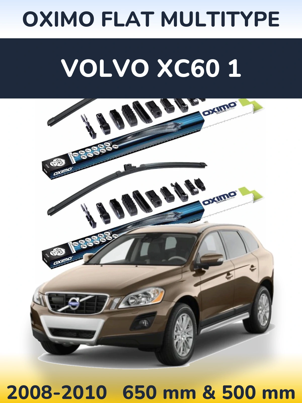 Ștergătoare Oximo Flat MultiTipe pentru Volvo XC60 1
