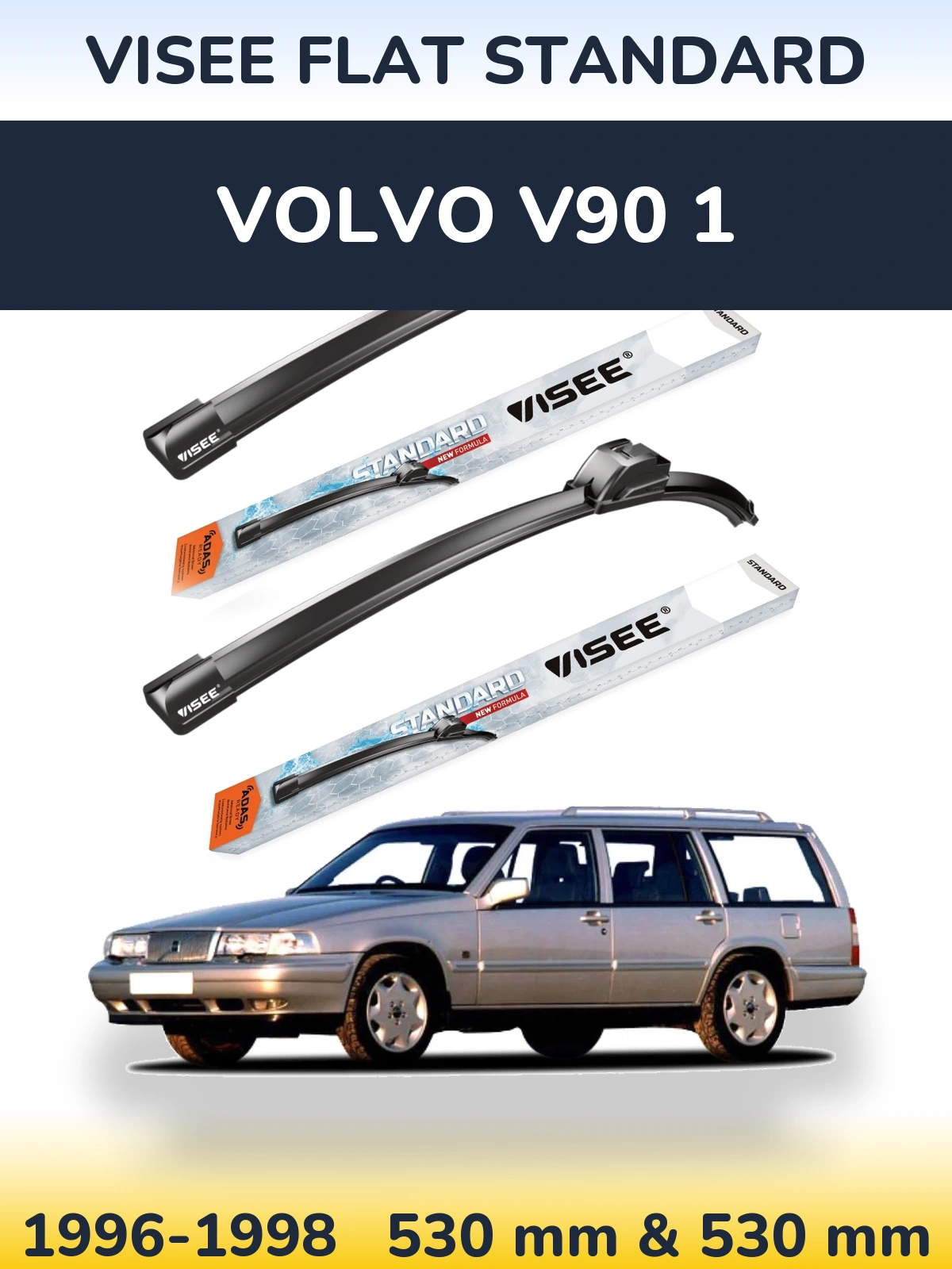 Ștergătoare VISEE FLAT STANDARD pentru Volvo V90 1