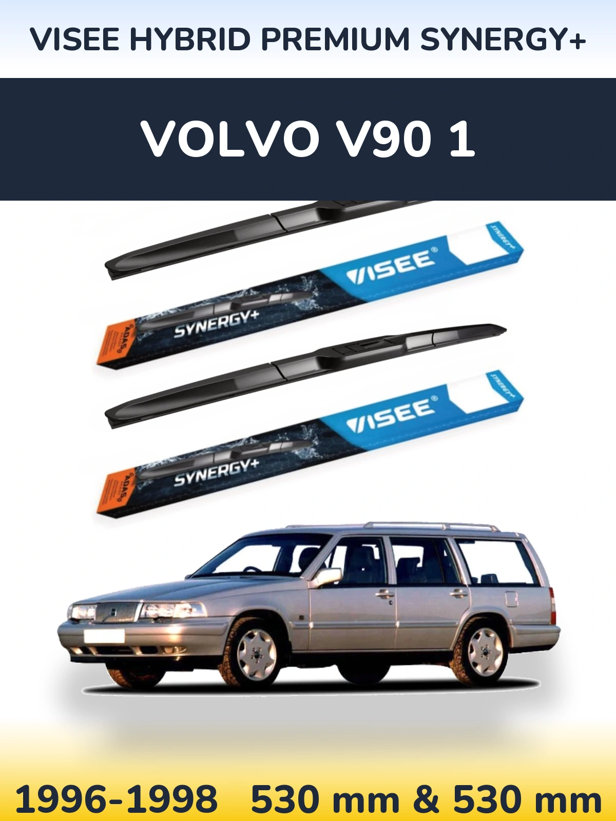 Ștergătoare VISEE HYBRID PREMIUM SYNERGY+ pentru Volvo V90 1
