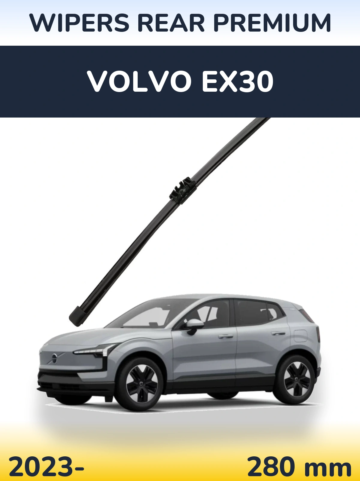 Задний дворник WIPERS REAR PREMIUM 280 мм для Volvo EX30 2023-2026