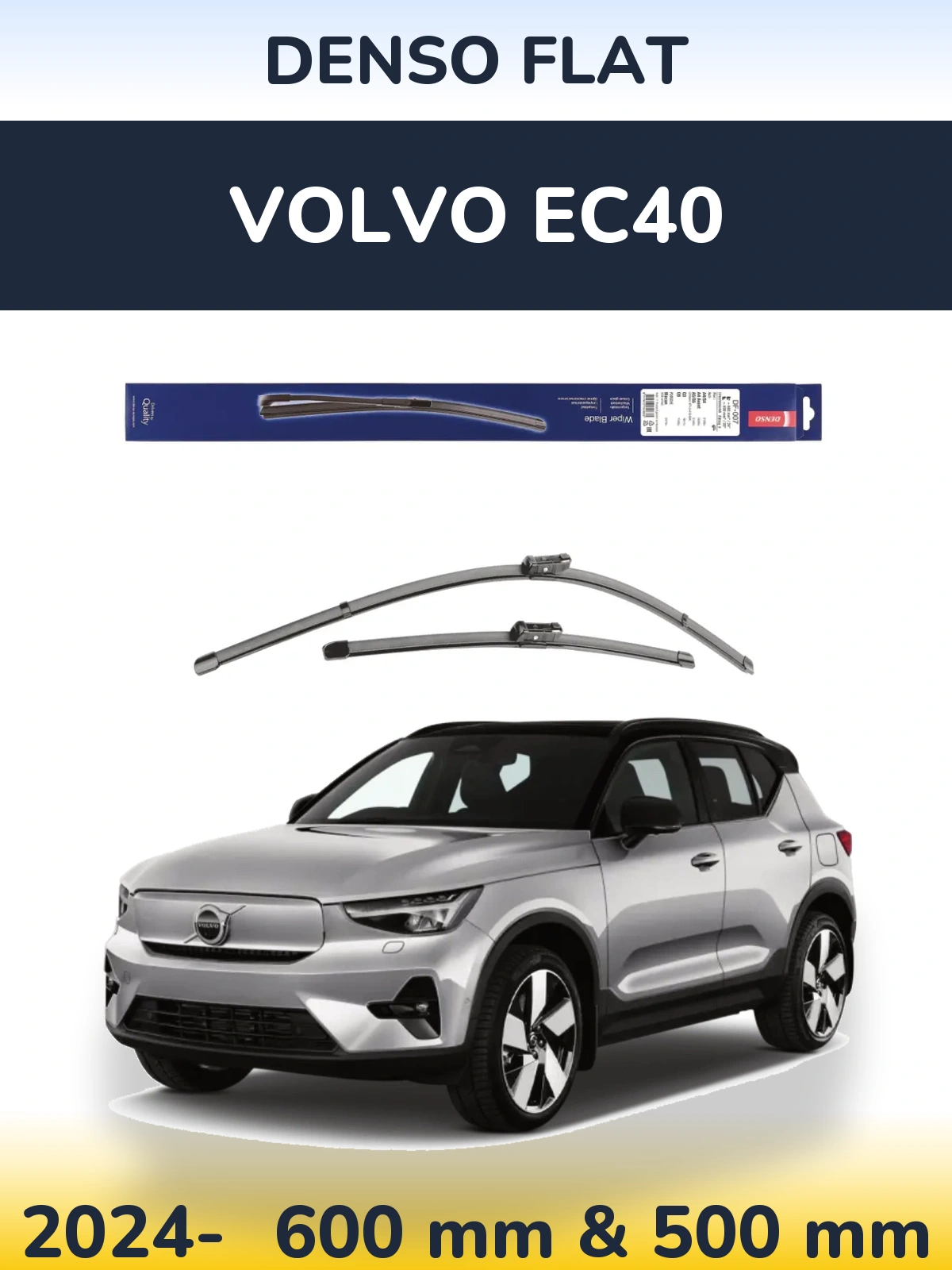 Ștergătoare Denso Flat pentru Volvo EC40