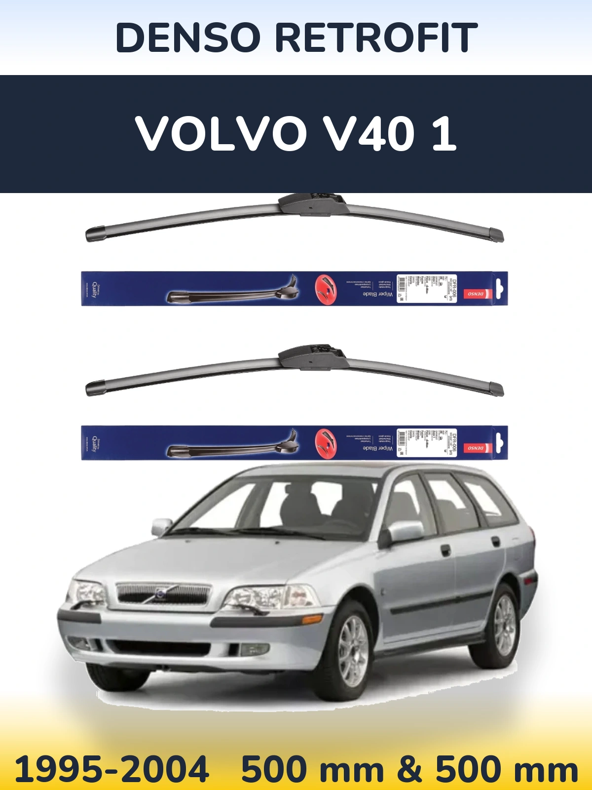 Ștergătoare Denso Retrofit pentru Volvo V40 1