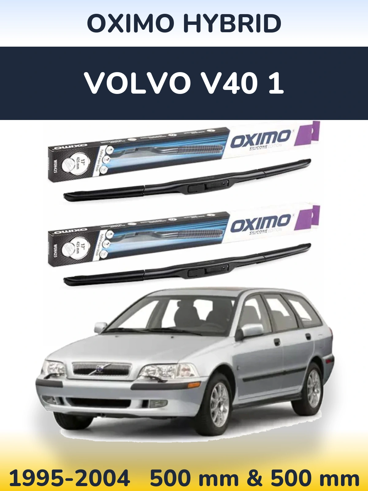 Ștergătoare Oximo Hybrid pentru Volvo V40 1