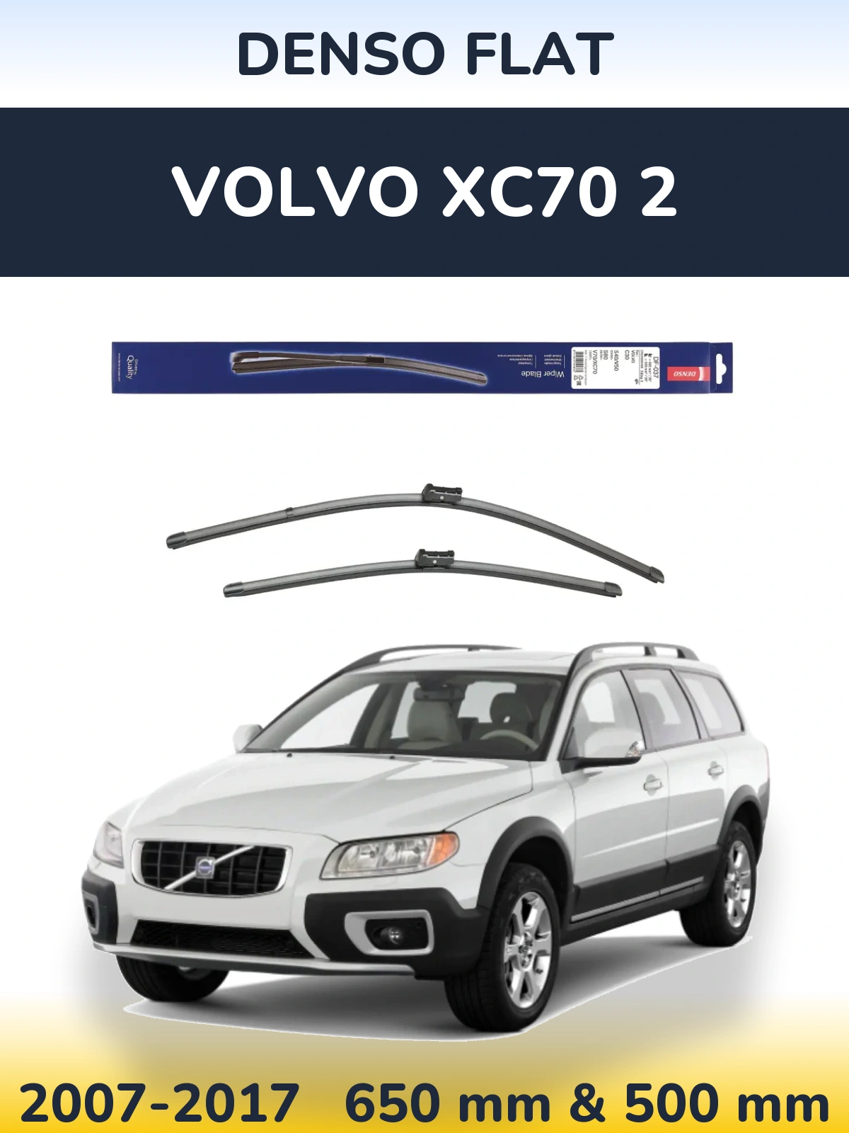 Ștergătoare Denso Flat pentru Volvo XC70 2