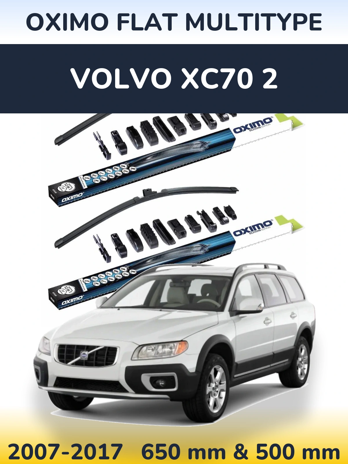 Ștergătoare Oximo Flat MultiTipe pentru Volvo XC70 2