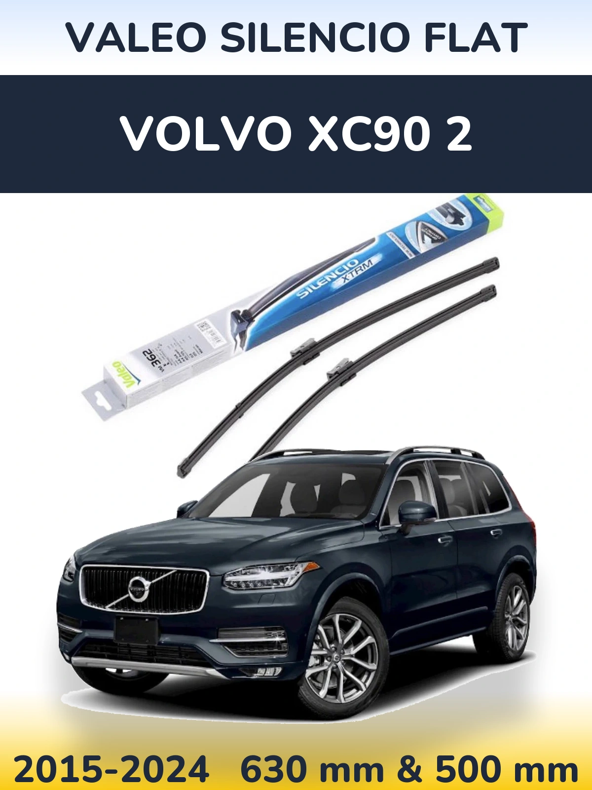 Ștergătoare Valeo Silencio Flat pentru Volvo XC90 2
