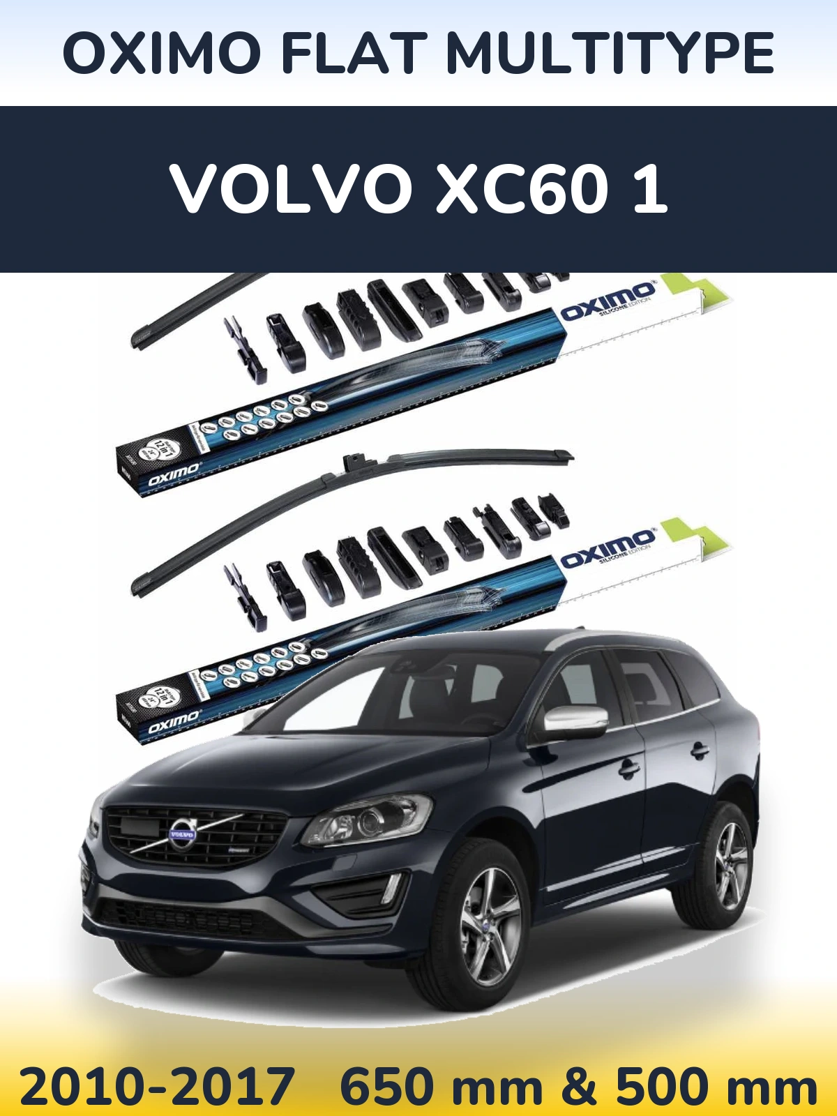 Ștergătoare Oximo Flat MultiTipe pentru Volvo XC60 1
