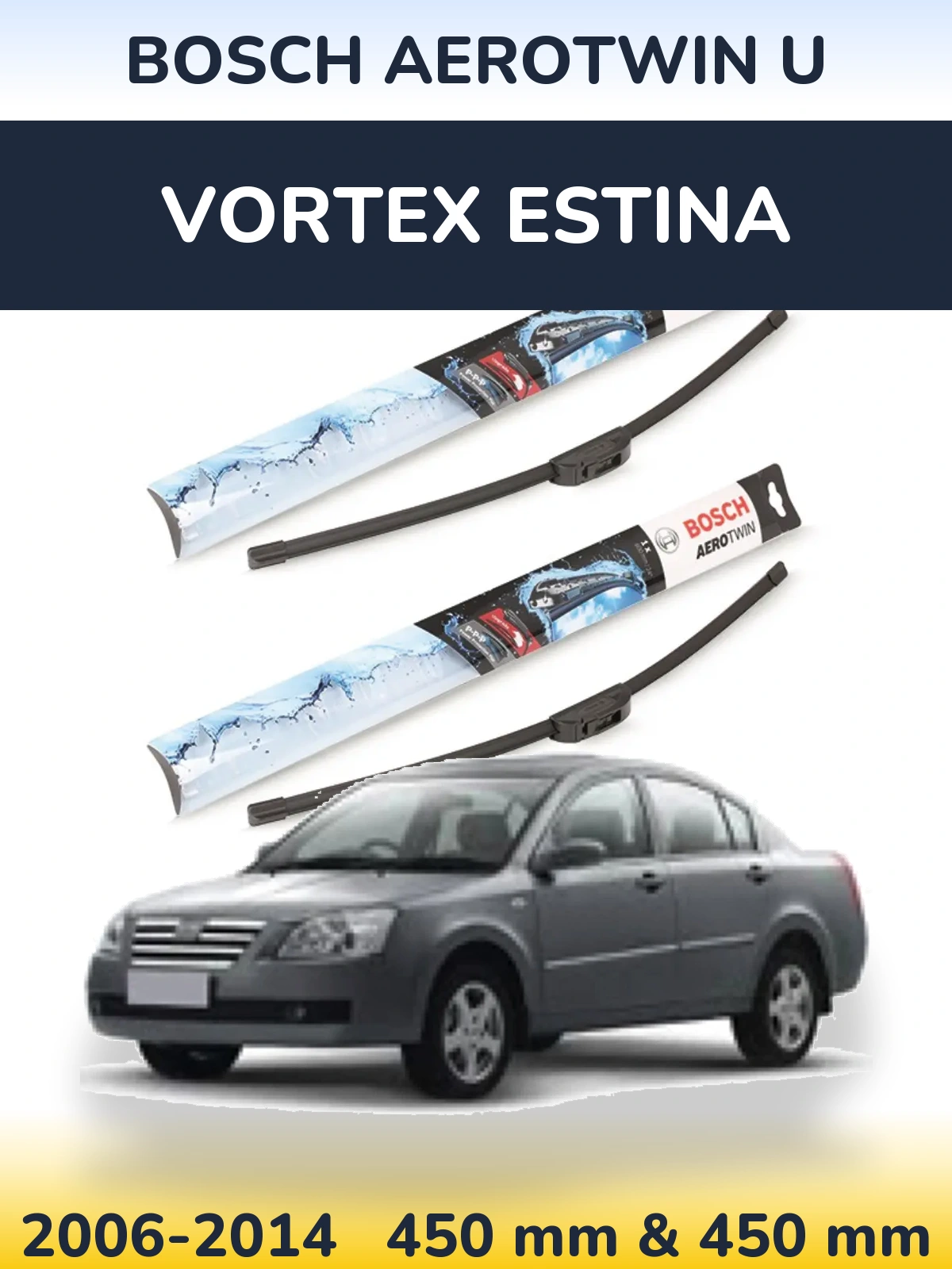 Ștergătoare BOSCH AeroTwin U pentru Vortex Estina