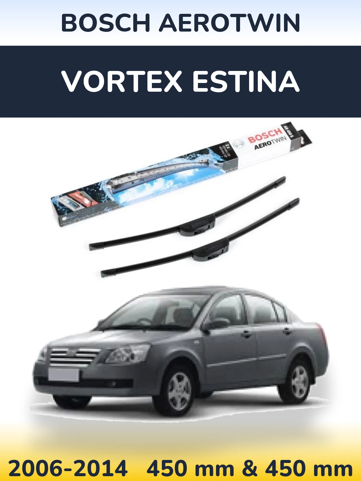Ștergătoare BOSCH AeroTwin pentru Vortex Estina