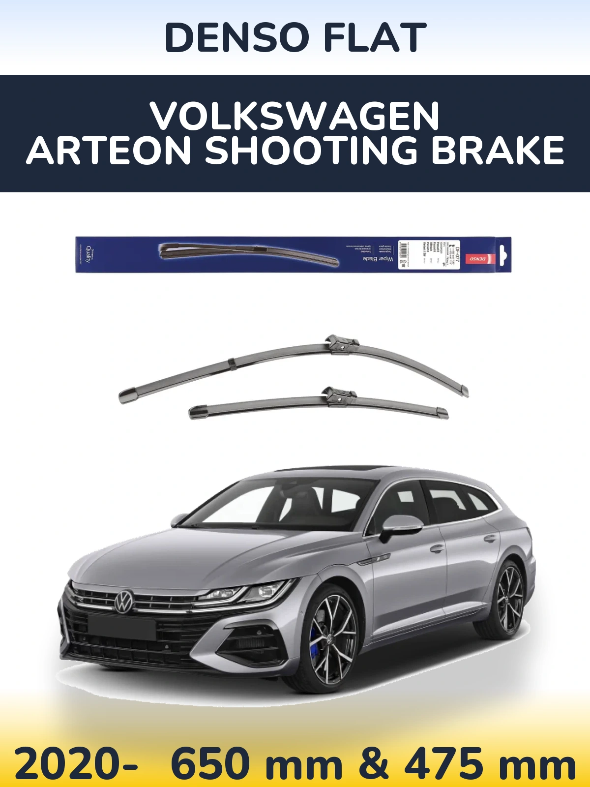 Ștergătoare Denso Flat pentru Volkswagen Arteon Shooting Brake