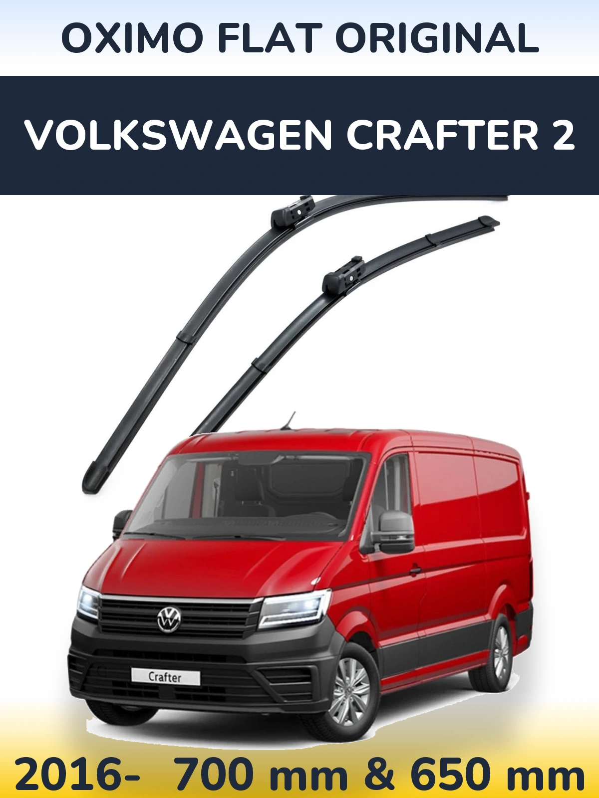 Ștergătoare Oximo Flat Original pentru Volkswagen Crafter 2