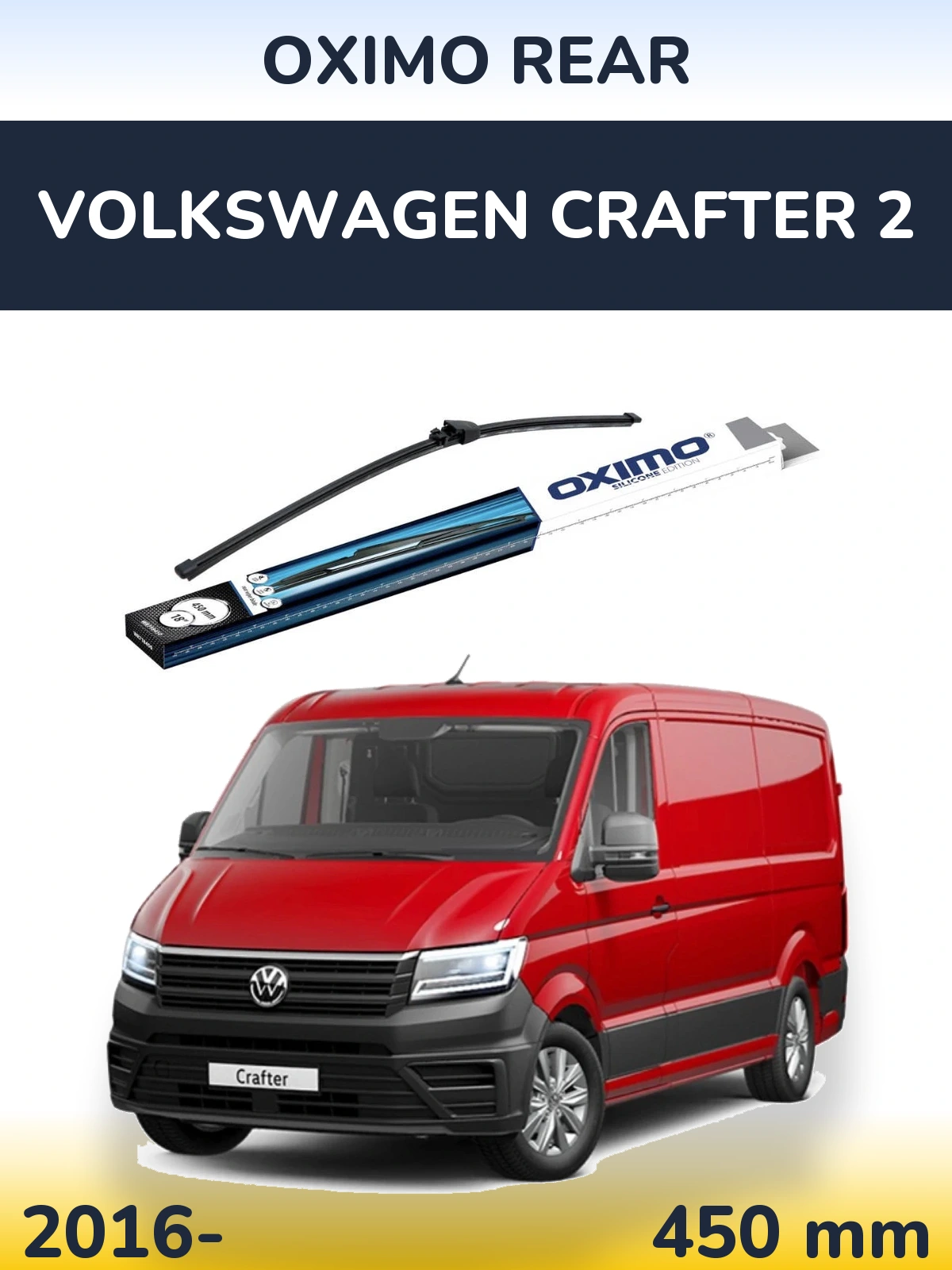 Ștergătoare Oximo Rear pentru Volkswagen Crafter 2