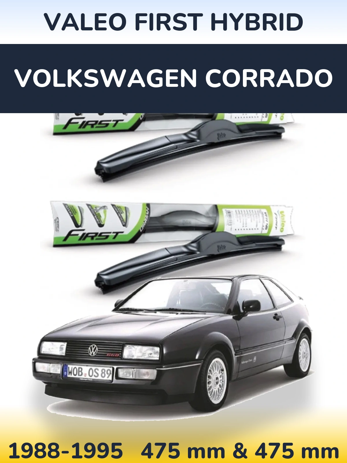 Ștergătoare Valeo First Hybrid pentru Volkswagen Corrado