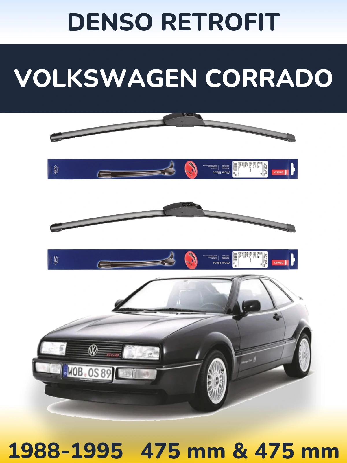 Ștergătoare Denso Retrofit pentru Volkswagen Corrado