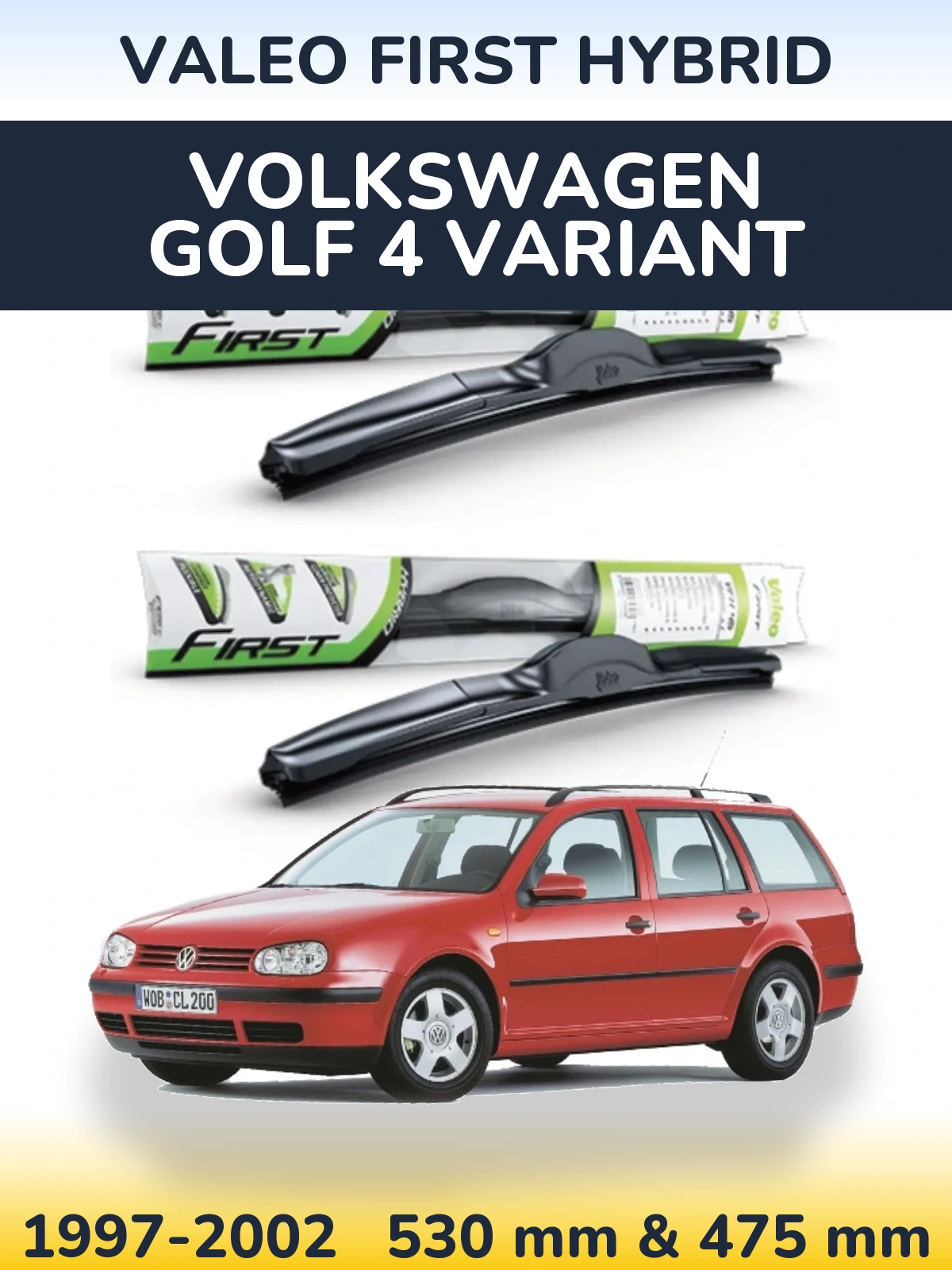 Ștergătoare Valeo First Hybrid pentru Volkswagen Golf 4 Variant