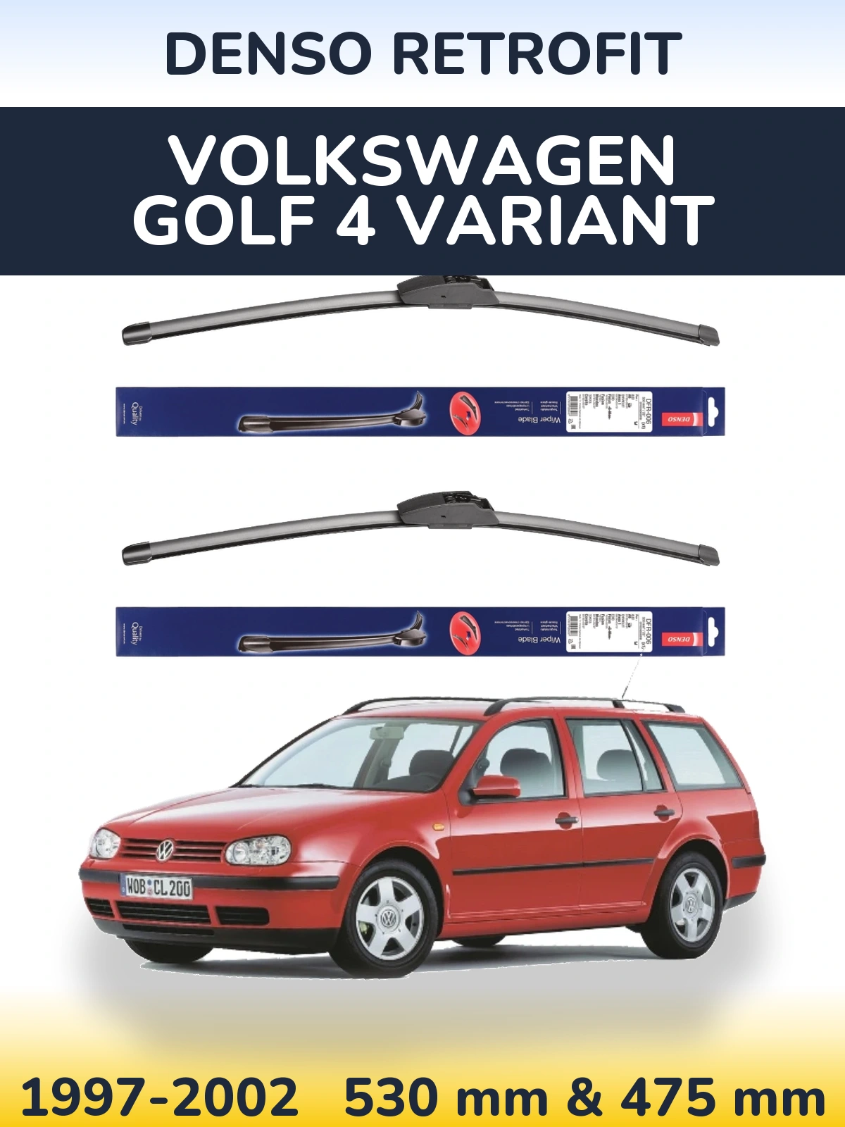 Ștergătoare Denso Retrofit pentru Volkswagen Golf 4 Variant