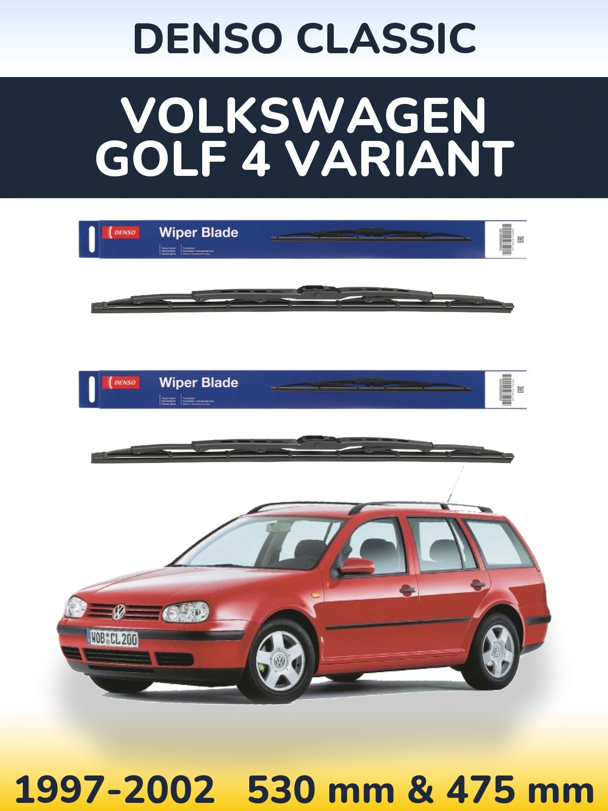Ștergătoare Denso Classic pentru Volkswagen Golf 4 Variant