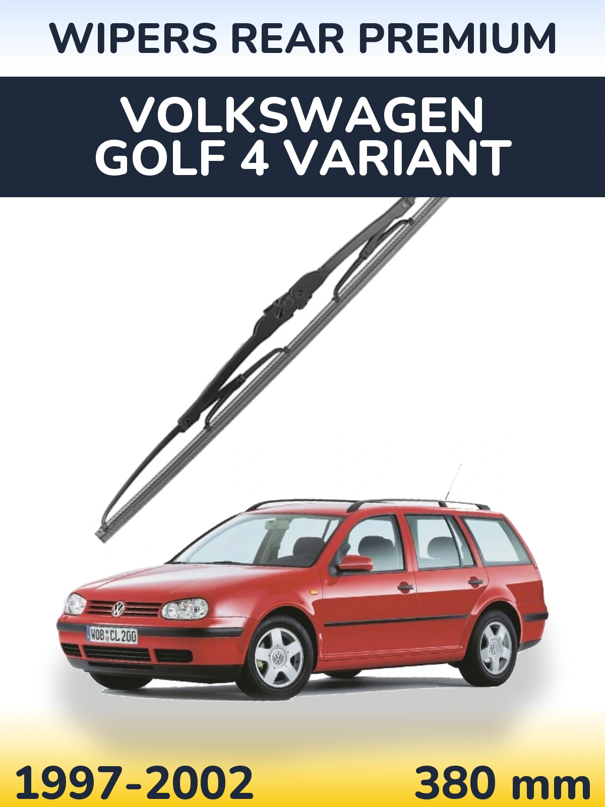 Ștergătoare WIPERS REAR PREMIUM pentru Volkswagen Golf 4 Variant