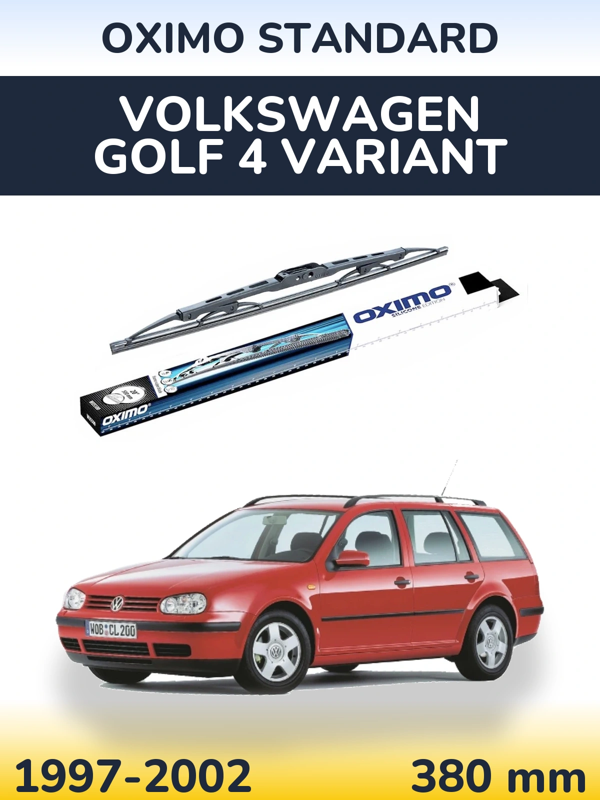 Ștergătoare Oximo Standard pentru Volkswagen Golf 4 Variant