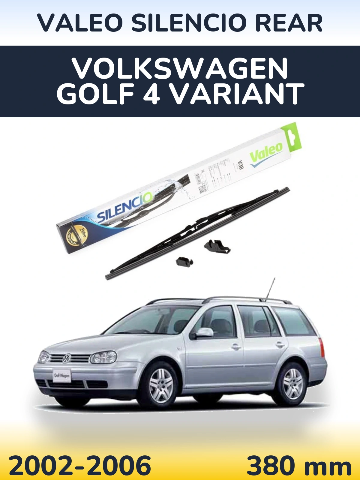 Ștergătoare Valeo Silencio Rear pentru Volkswagen Golf 4 Variant