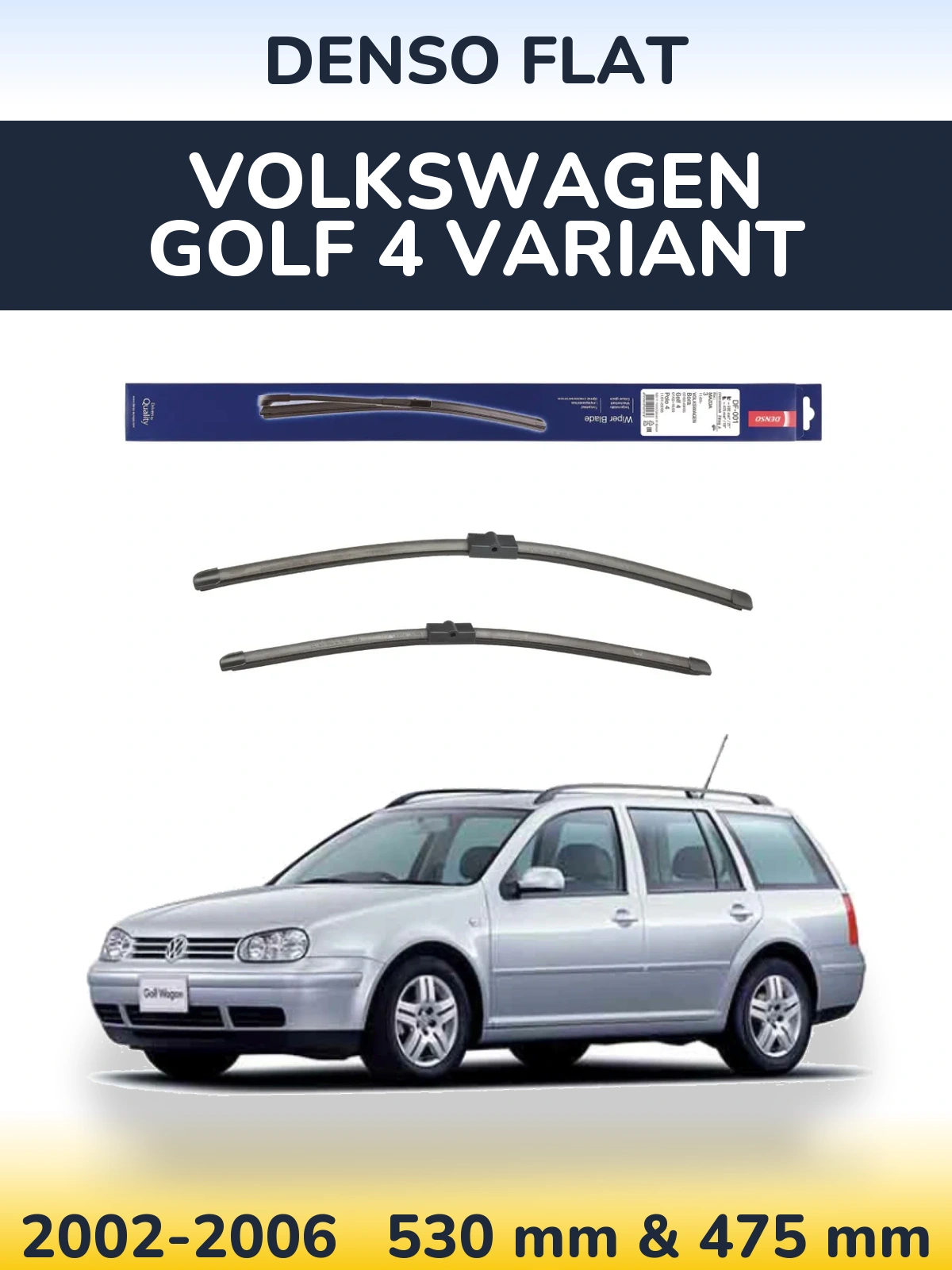 Ștergătoare Denso Flat pentru Volkswagen Golf 4 Variant