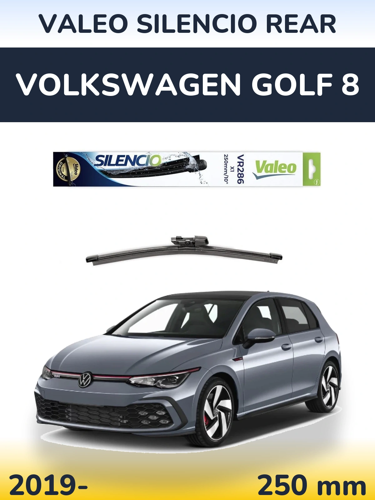 Ștergătoare Valeo Silencio Rear pentru Volkswagen Golf 8