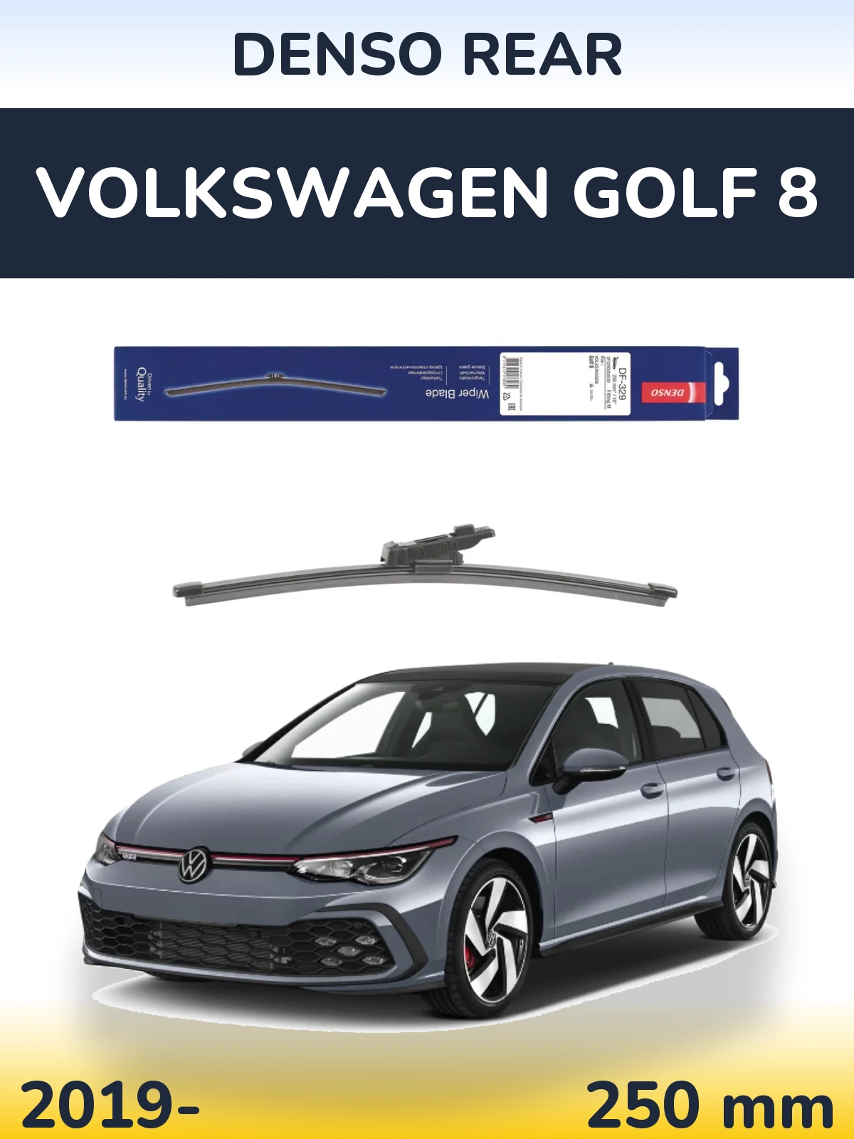 Ștergătoare Denso Rear pentru Volkswagen Golf 8