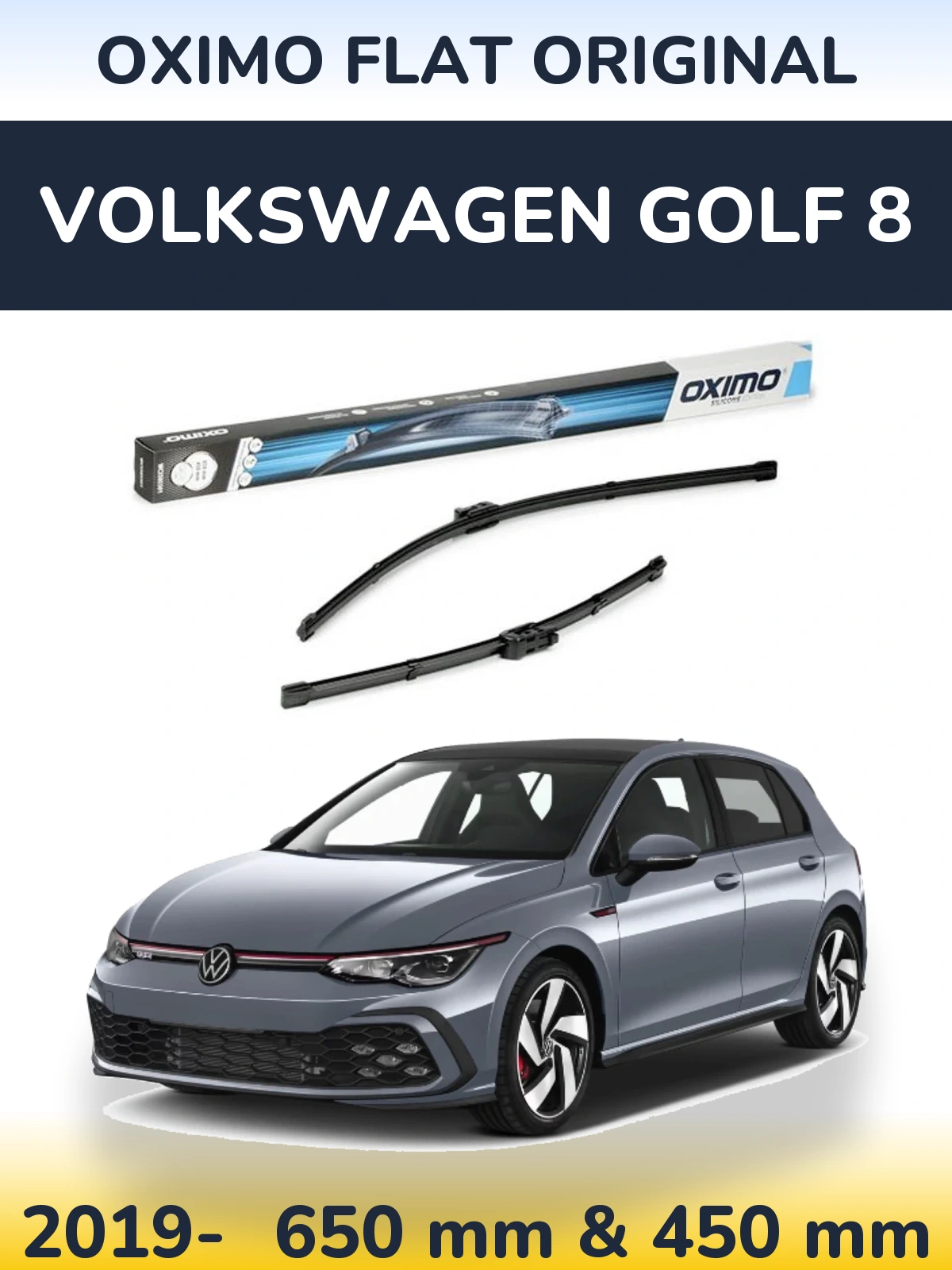 Ștergătoare Oximo Flat Original pentru Volkswagen Golf 8